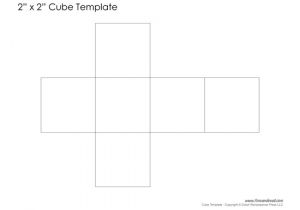 How to Make A Cube Template Printable Paper Cube Template Learn How to Make A Cube