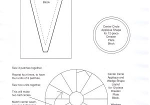 How to Make A Dresden Plate Template Shawkl Dresden Plate Tutorial