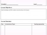 How to Make A Lesson Plan Template In Word 5 Free Lesson Plan Templates Excel Pdf formats