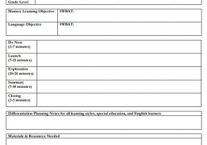 How to Make A Lesson Plan Template In Word 7 Lesson Plan Samples Sample Templates