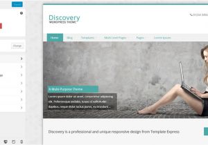 How to Make A Template In WordPress Discovery Free WordPress Business theme by Template Express