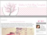 How to Make Blogger Templates Blogger Blog Template Pink Heart Blog Template Shelby Pink