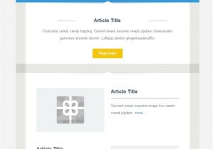 How to Make Responsive Email Template 30 Best Newsletter Email Templates Feedtip