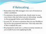 How to Mention Relocation In Cover Letter Resumes and Cover Letters