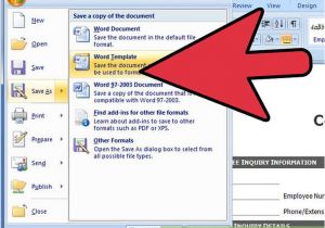 How to Open A Template In Word 2007 How to Open A Template In Word 2007 Image Collections
