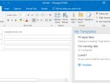 How to Open An Email Template In Outlook Working with Message Templates Howto Outlook