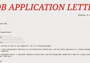 How to Prepare Cover Letter for Job Application April 2015 Samples Business Letters