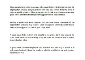 How to Right A Good Cover Letter 9 How to Write A Cover Letters Samples Examples