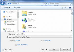 How to Save A Template In Word Save Word Document as Template Word 2010
