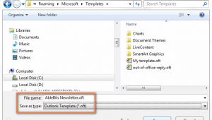 How to Save An Email Template Create Email Templates In Outlook 2010 2013 for New
