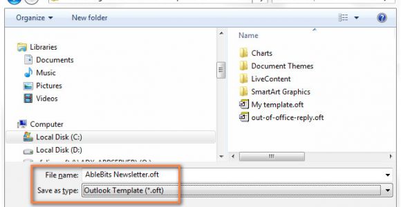 How to Save Email Template Create Email Templates In Outlook 2010 2013 for New