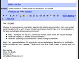 How to Send Resume In Word format How to Email A Resume Insurance and Education