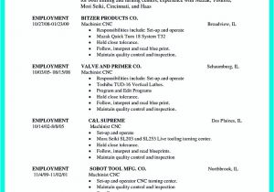 How to Set Up A Basic Resume Writing Your Qualifications In Cnc Machinist Resume A Must