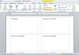How to Set Up Label Template In Word Set Up Label Template In Word 2010
