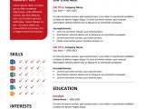 How to Set Up Resume format On Microsoft Word Bayview Free Resume Template Microsoft Word Red Layout