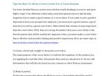 How to Spell Resume In A Cover Letter How to Write A Cover Letter for A Resume