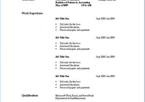 How to Start A Basic Resume Simple Resume Samples Sample Resumes