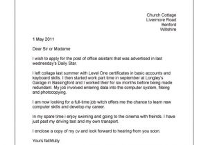How to Start A Cover Letter for A Job Application Download Free Application Letters