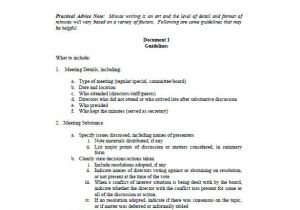 How to Take Minutes at A Board Meeting Template 13 Board Meeting Minutes Templates Doc Pdf Free