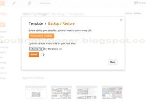 How to Upload Template In Blogger How to Upload Template In Blogger How to Blog