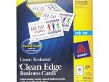 How to Use Avery Business Card Templates In Word Avery 8873 Clean Edge Inkjet Business Card Jet Com