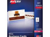 How to Use Avery Business Card Templates In Word Avery Business Card White 250 Count 5371 Jet Com