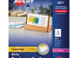 How to Use Avery Business Card Templates In Word Discount Ave5877 Avery 5877 Avery Clean Edge Laser Print