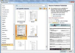 How to Use Resume Template In Word 2010 How to Find and Use Word 2010 Resume Templates