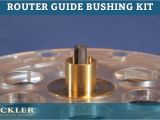 How to Use Router Template Guide Bushings Rockler Router Guide Bushing Kit Youtube