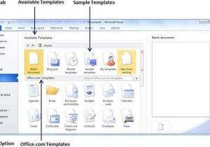 How to Use Templates In Word 2010 Use Templates In Word 2010