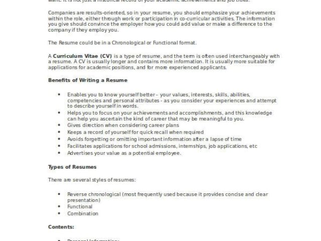 how-to-write-a-basic-resume-example-free-7-resume-writing-examples