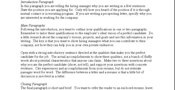 How to Write A Cover Letter for A Cv Sample How to Write A Cover Letter for A Resume