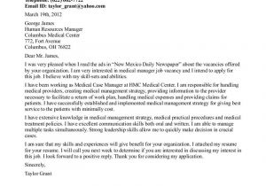 How to Write A Cover Letter for A Hospital Job Pin by Jobresume On Resume Career Termplate Free