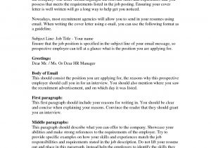 How to Write A Cover Letter for A Job Interview Cover Letter Email Sample Template Resume Builder