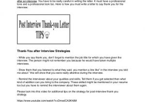 How to Write A Cover Letter for A Job Interview How to Write A Thank You Message after Interview