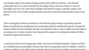 How to Write A Cover Letter for A Management Position Application Letter I Look forward to