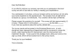 How to Write A Cover Letter for A Questionnaire Customer Satisfaction Survey Cover Letter the Letter Sample