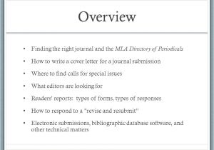 How to Write A Cover Letter for A Report Journals and Manuscript Submissions Ppt Video Online