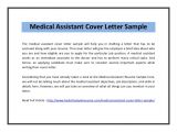 How to Write A Cover Letter for Medical assistant Medical assistant Cover Letter Sample Pdf