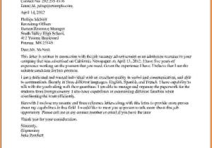 How to Write A Cover Letter to A Recruiter Cover Letter for Mba Admission 100 original