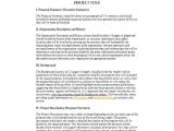 How to Write A Grant Proposal Template 40 Grant Proposal Templates Nsf Non Profit Research