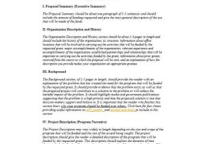 How to Write A Grant Proposal Template 40 Grant Proposal Templates Nsf Non Profit Research