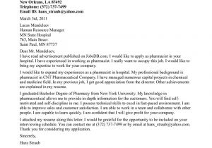 How to Write A Placement Cover Letter How to Write A Pharmacy Placement Cover Letter