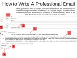 How to Write A Professional Email Template Professional Emails First Year Experience Transfer