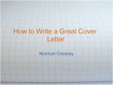 How to Write An Outstanding Cover Letter How to Write A Great Cover Letter Pdfsr Com