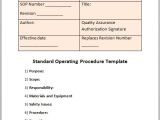 How to Write An sop Template 37 Best Standard Operating Procedure sop Templates