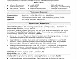 How to Write Basic Computer Knowledge In Resume Sample Resume for A Midlevel Computer Programmer Monster Com