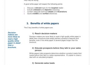 How to Write White Paper Template How to Write A Good White Paper