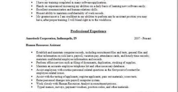 Hr assistant Resume Sample Hr assistant Resume Examples Samples Human Resources