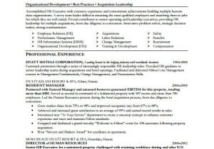 Hr Executive Resume In Word format Executive Resume Template and What You Should Include